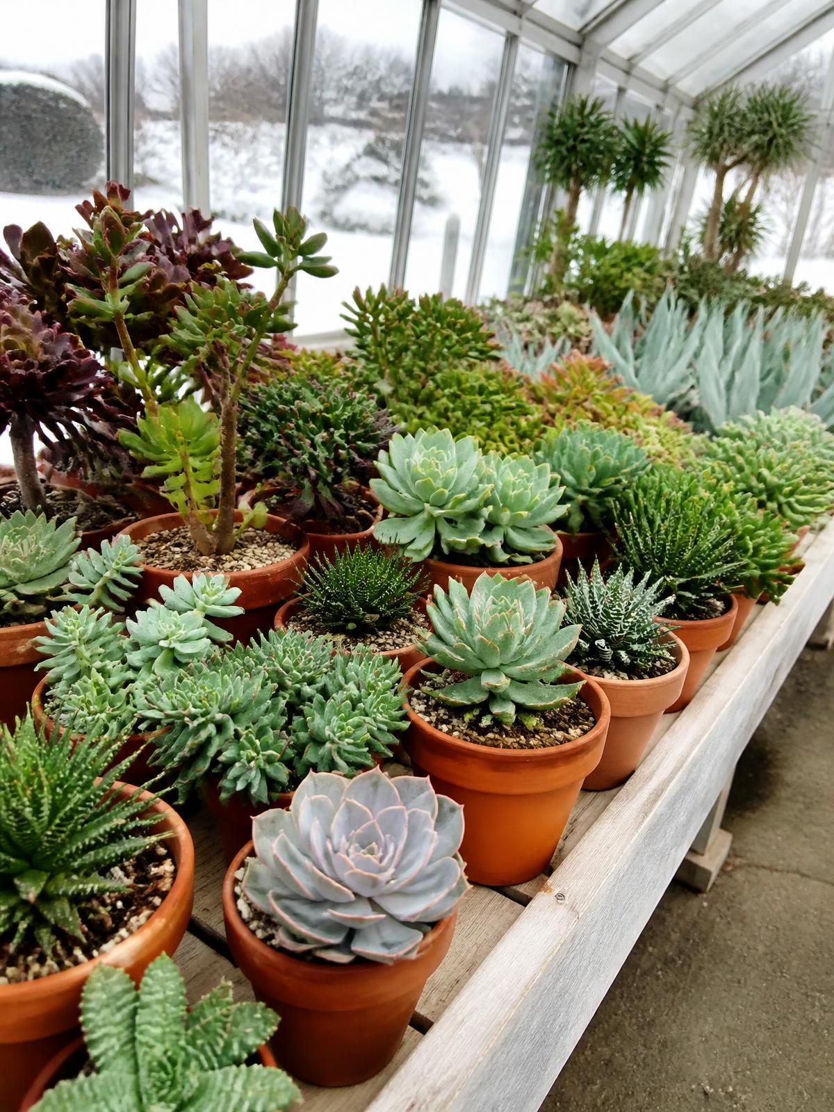 Winter at Callaway Fields nursery